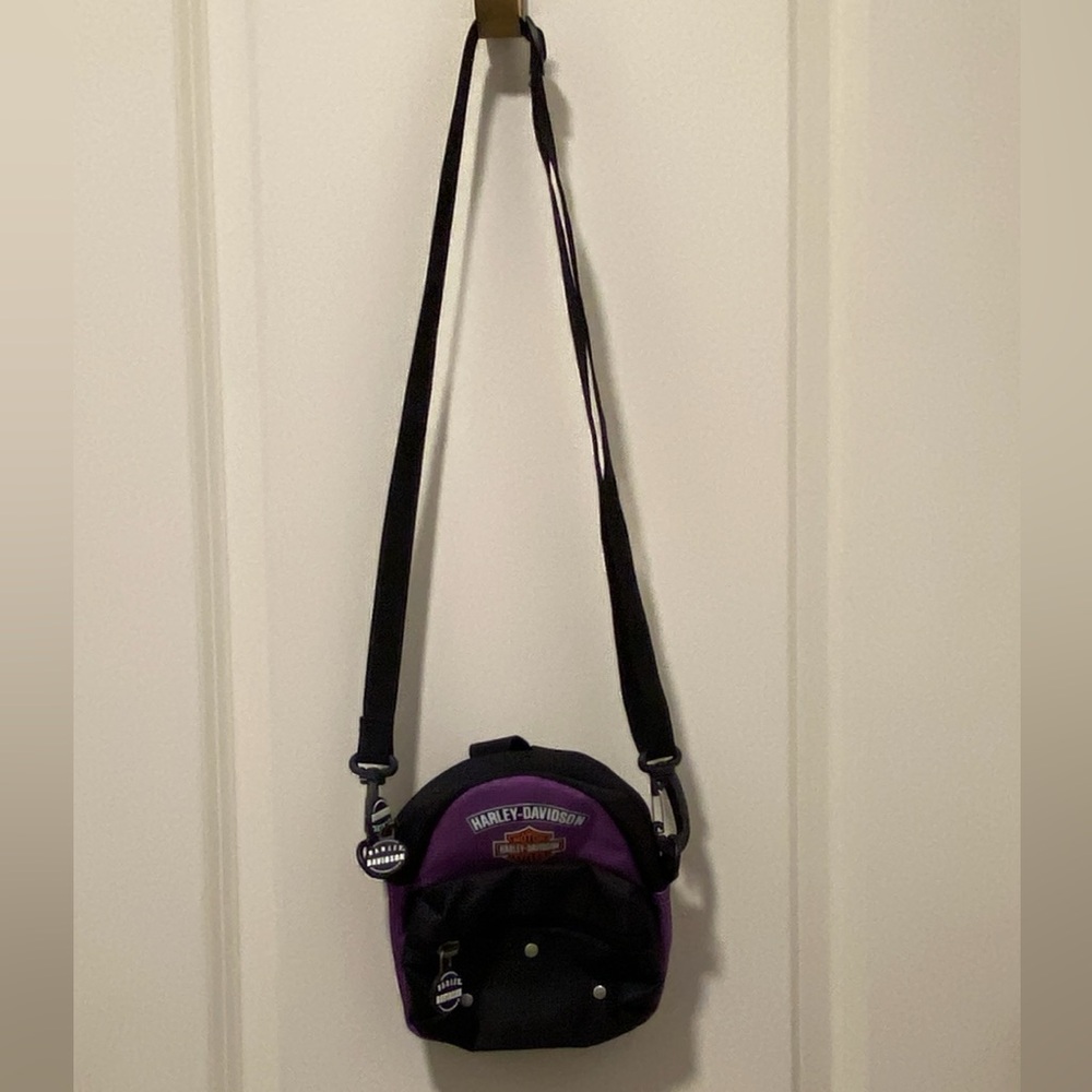 Harley-Davidson Black and Purple Mini Bag